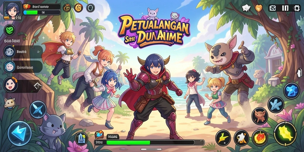 Tampilan gameplay 8G8G yang seru dan menarik.
