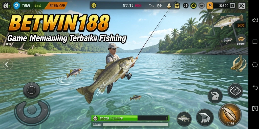 Tampilan gameplay Fishing yang seru dan mendebarkan di BETWIN188.