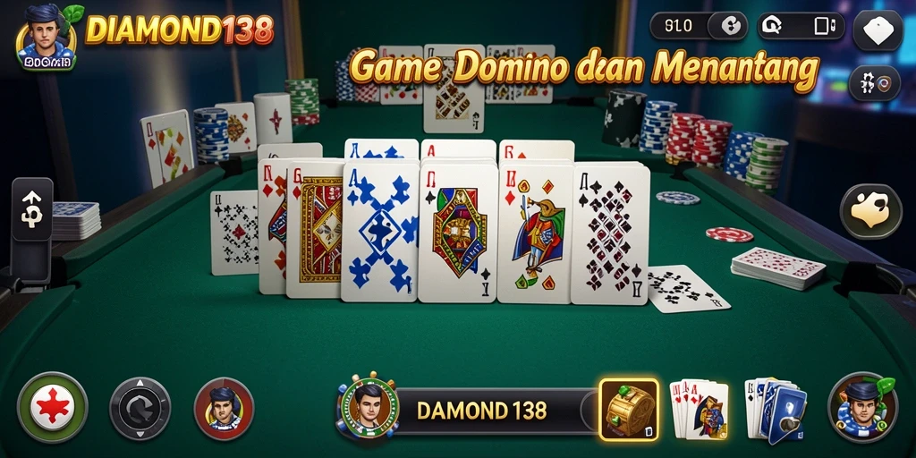 Gameplay seru di DIAMOND138, nikmati permainan domino.