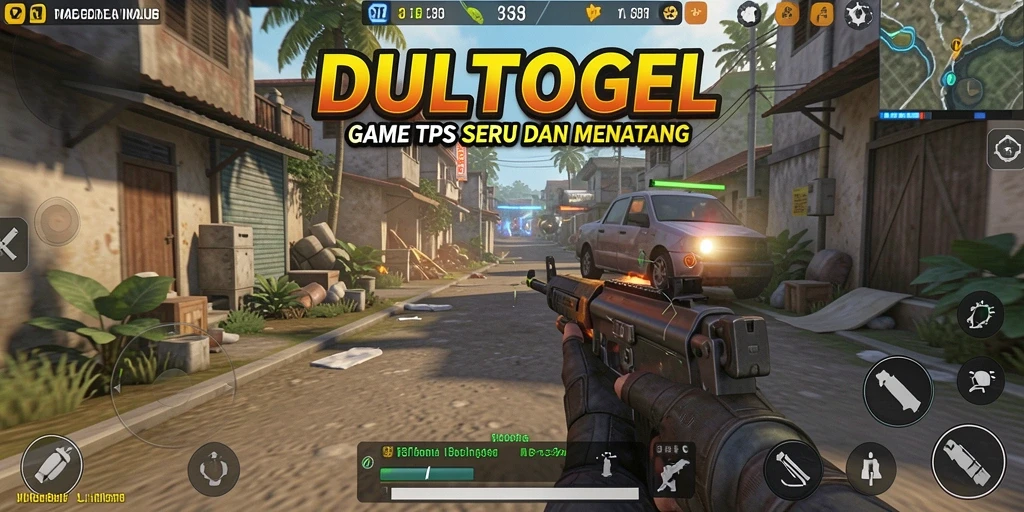 Tangkapan layar DULTOGEL menunjukkan aksi pertempuran sengit dalam game TPS.