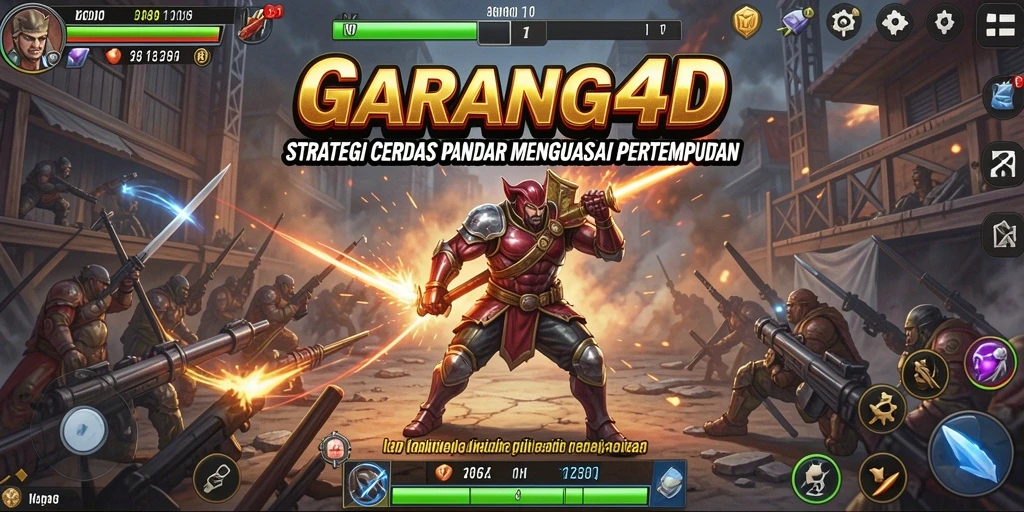 Tampilan gameplay menegangkan di GARANG4D yang penuh strategi.