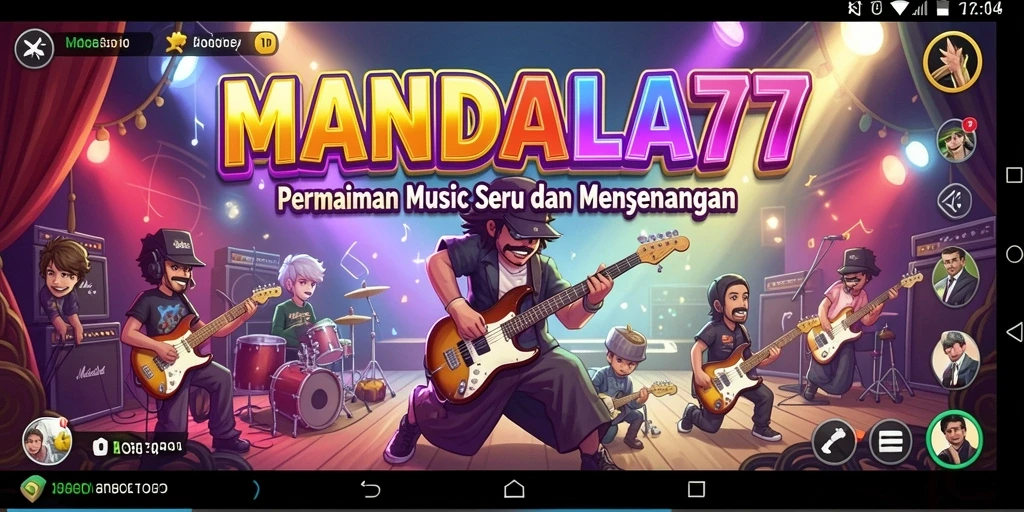 Tampilan gameplay MANDALA77 yang menarik dan penuh warna.