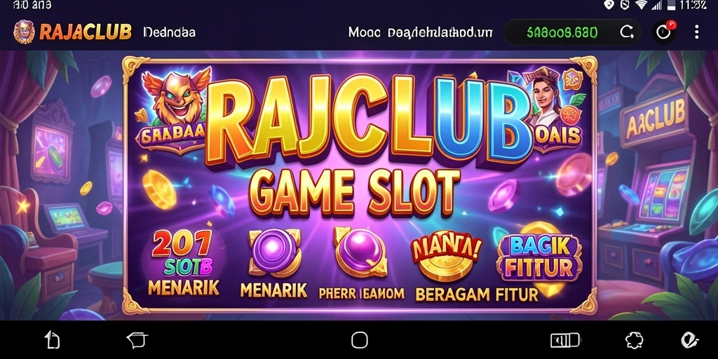 Tampilan gameplay RAJACLUB yang menarik dan interaktif.