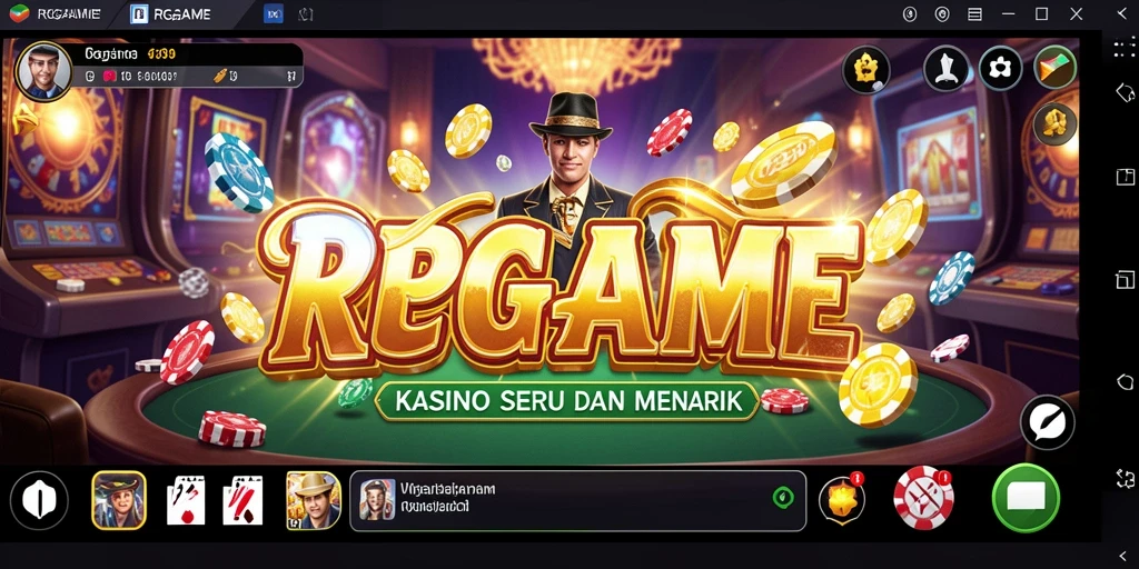 Tampilan screenshot utama RPGAME menampilkan gameplay Kasino yang mengasyikkan.