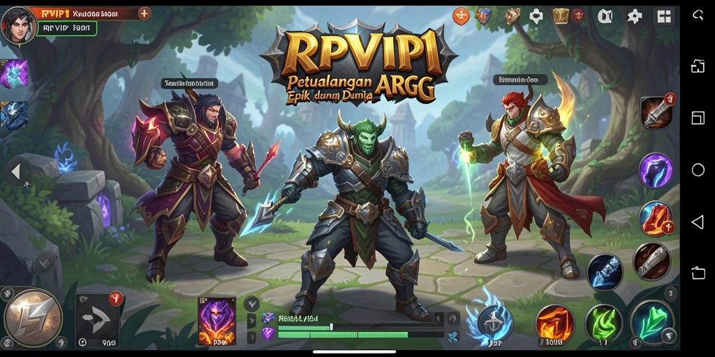 Tampilan gameplay RPVIP1 yang menarik dan imersif di dunia ARPG.