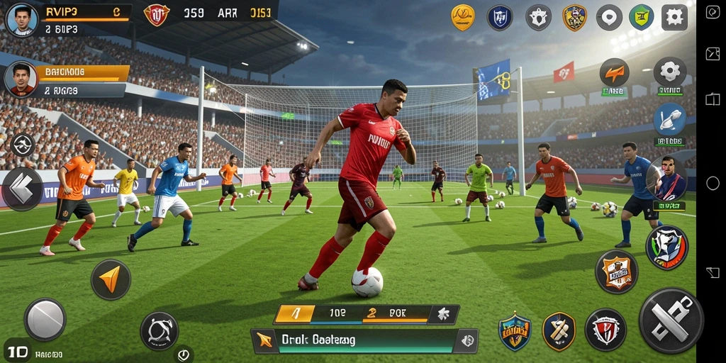 Tampilan gameplay RVIP3 yang mendebarkan dan penuh aksi.