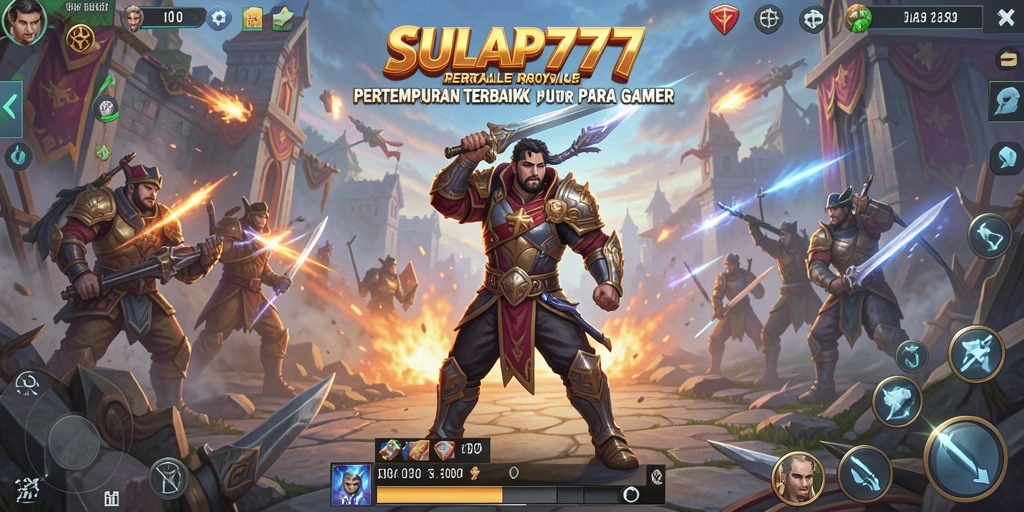 Tampilan gameplay SULAP777 yang seru dalam pertempuran Battle Royale.