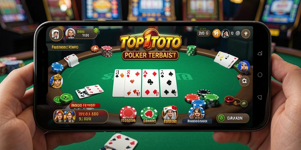 Gambaran gameplay seru dalam permainan Poker di TOP1TOTO.
